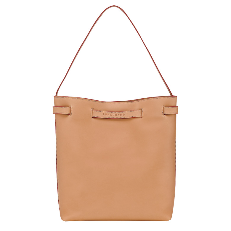 Longchamp schultertasche beige 3