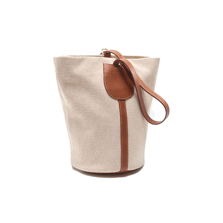 Longchamp sac porté épaule ecru