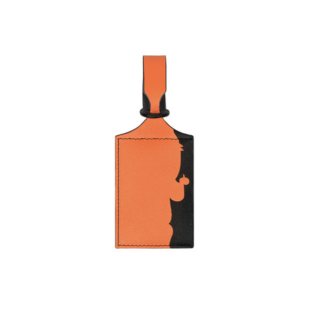 Longchamp bag charm orange