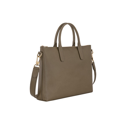 Longchamp aktentas groen