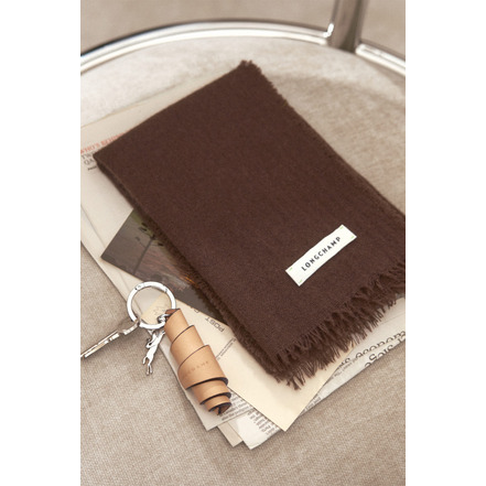 Longchamp bag charm beige