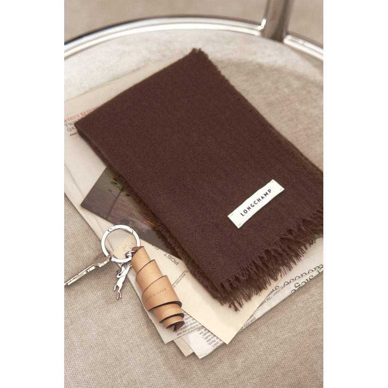 Longchamp bag charm beige 2