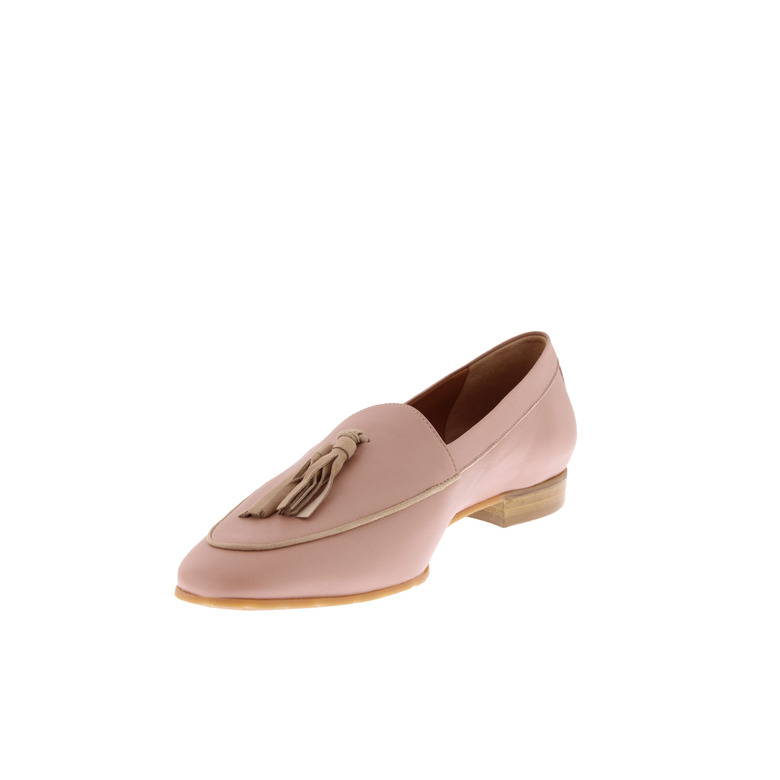 Voltan mocassins et loafers rose 3