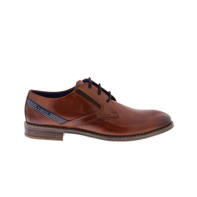 Bugattishoes schnürschuhe cognac 1