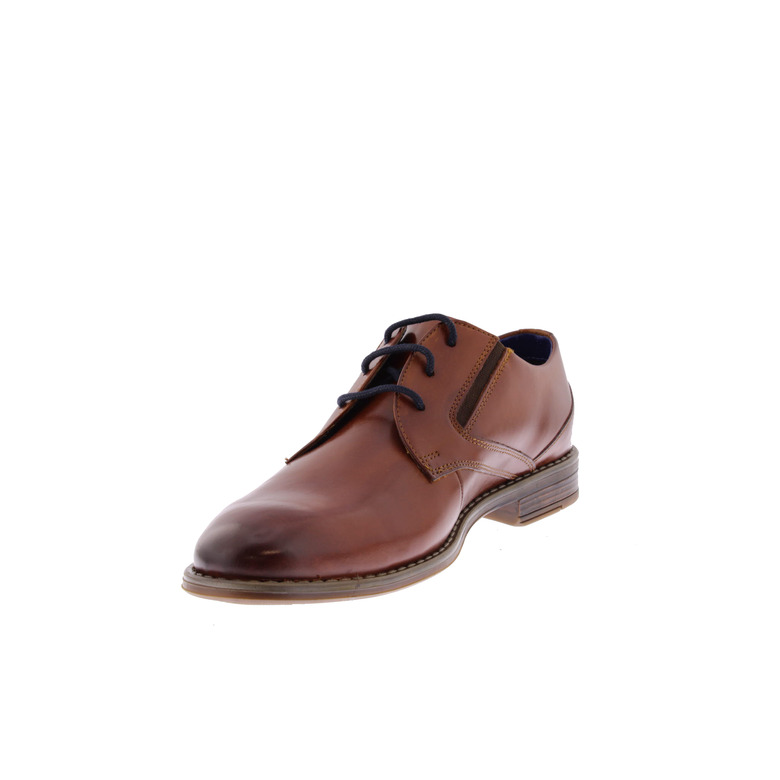 Bugattishoes schnürschuhe cognac 3