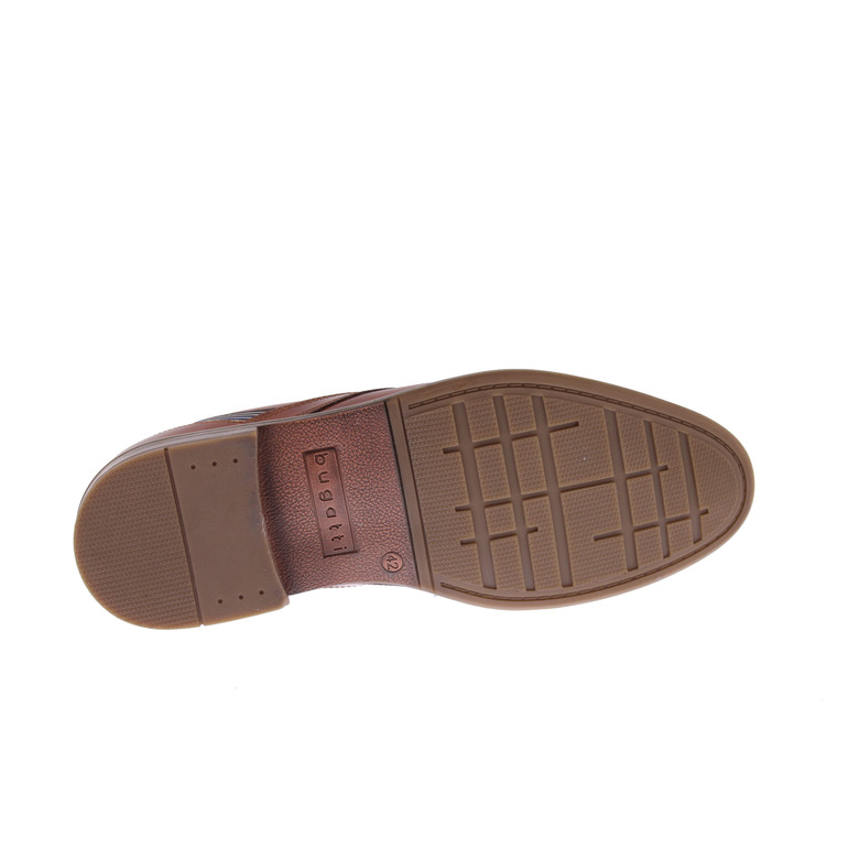 Bugattishoes schnürschuhe cognac 5