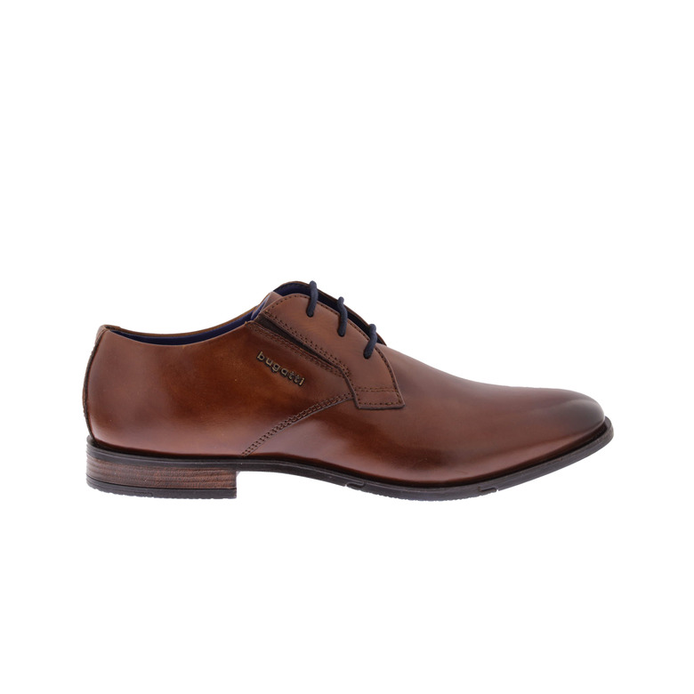 Bugattishoes schnürschuhe cognac 1