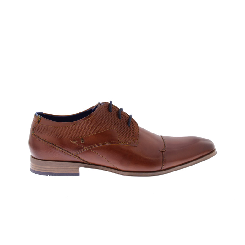 Bugattishoes schnürschuhe cognac 1