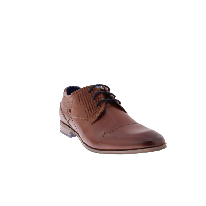 Bugattishoes schnürschuhe cognac 2