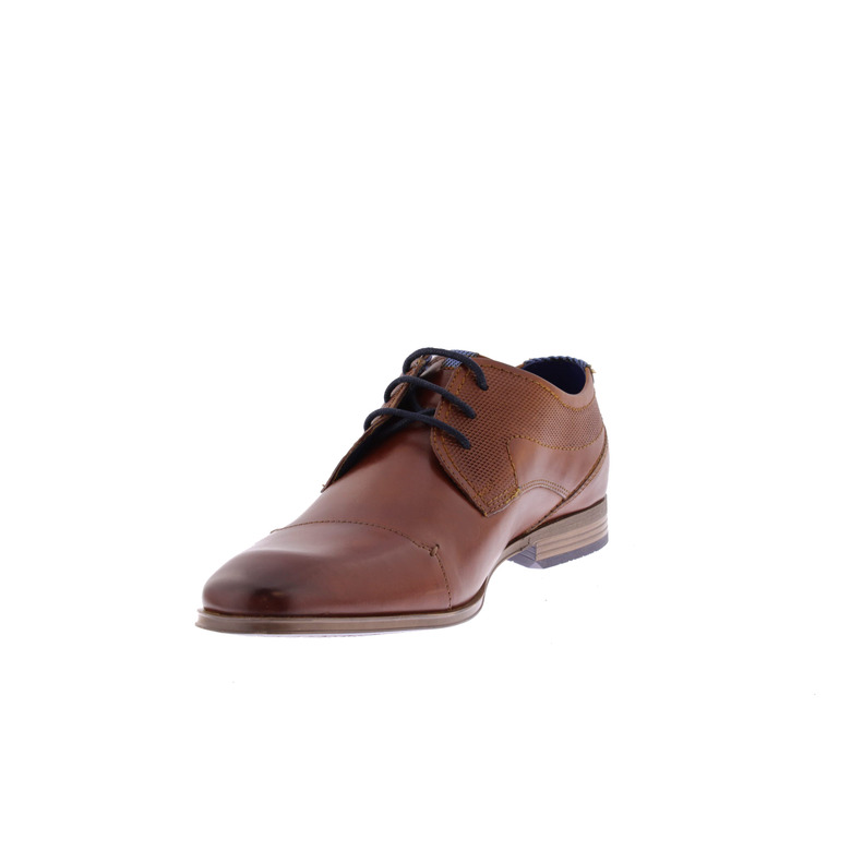 Bugattishoes schnürschuhe cognac 3