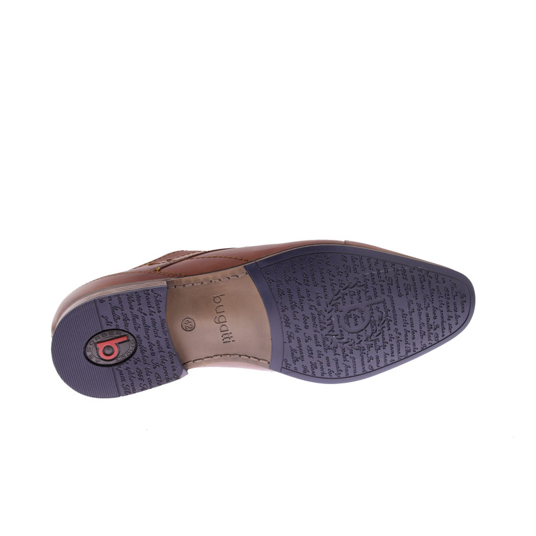 Bugattishoes schnürschuhe cognac 5