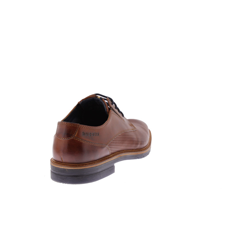 Bugattishoes schnürschuhe cognac 4
