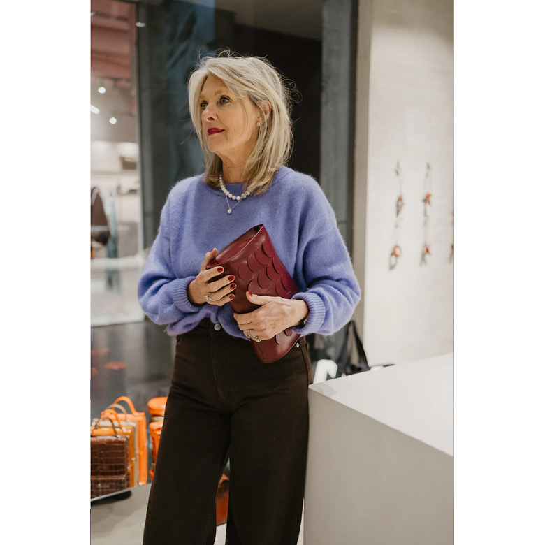 Mieke Dierckx sac bandoulière bordeaux 4