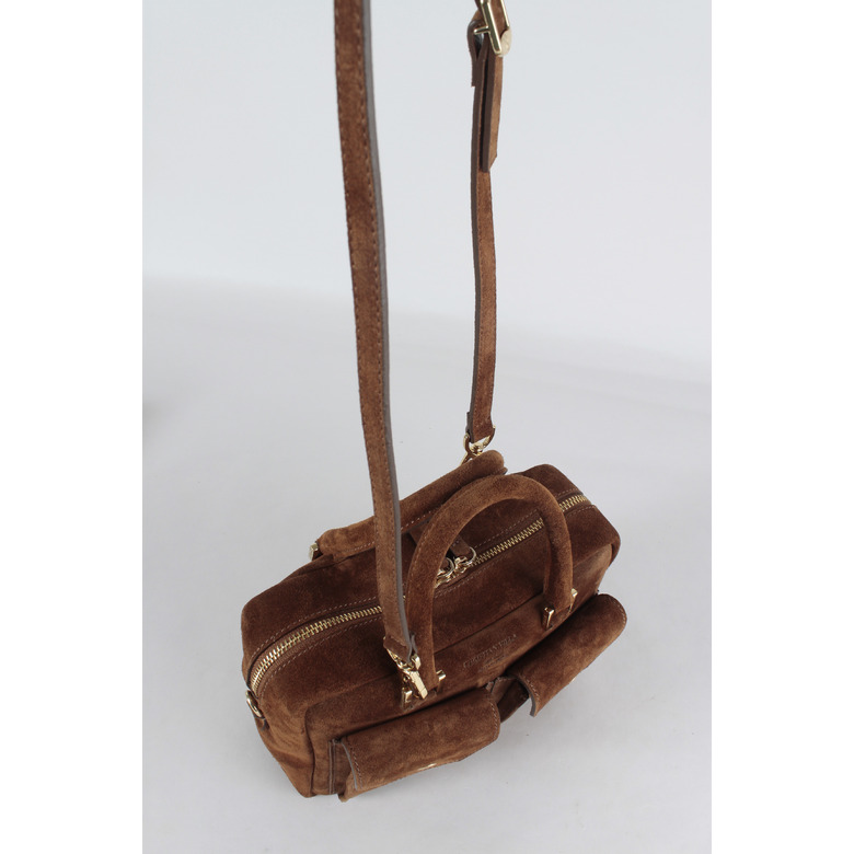Christian Villa handtasche cognac 3