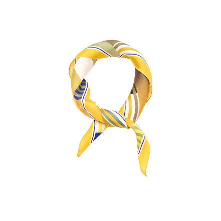 Les Cordes echarpe jaune