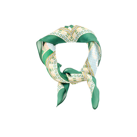 Les Cordes echarpe vert