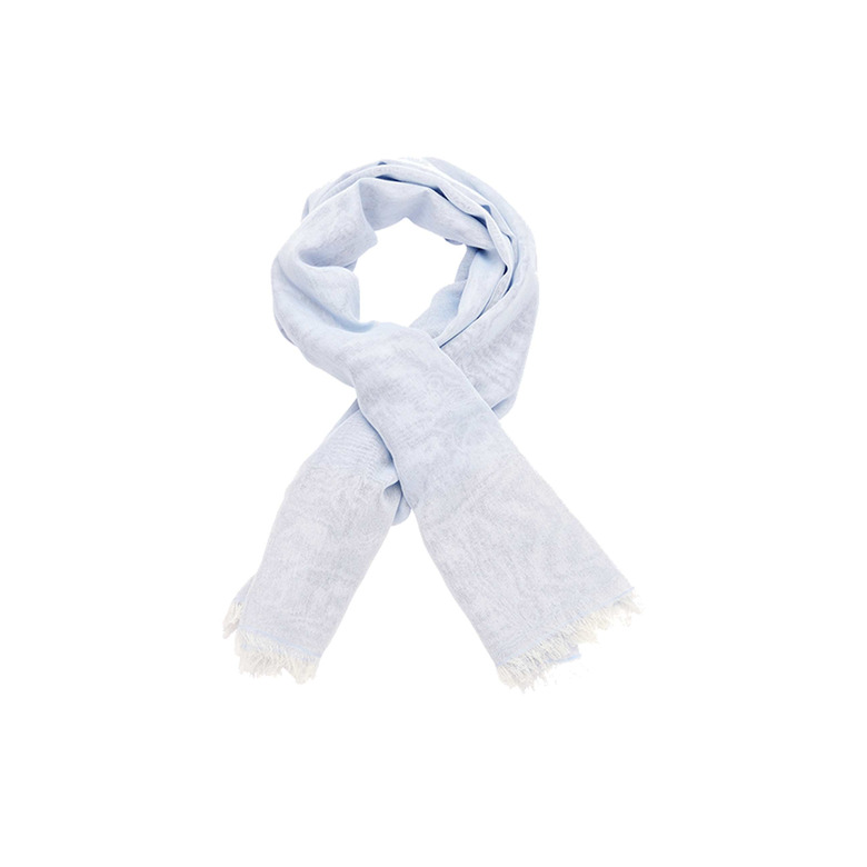 Les Cordes echarpe bleu 1