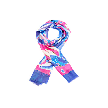 Les Cordes echarpe multicolor