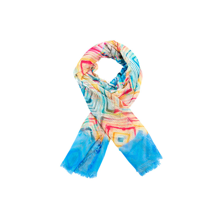 Les Cordes sjaal multi color 1