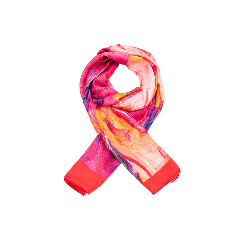 Les Cordes sjaal multi color 1