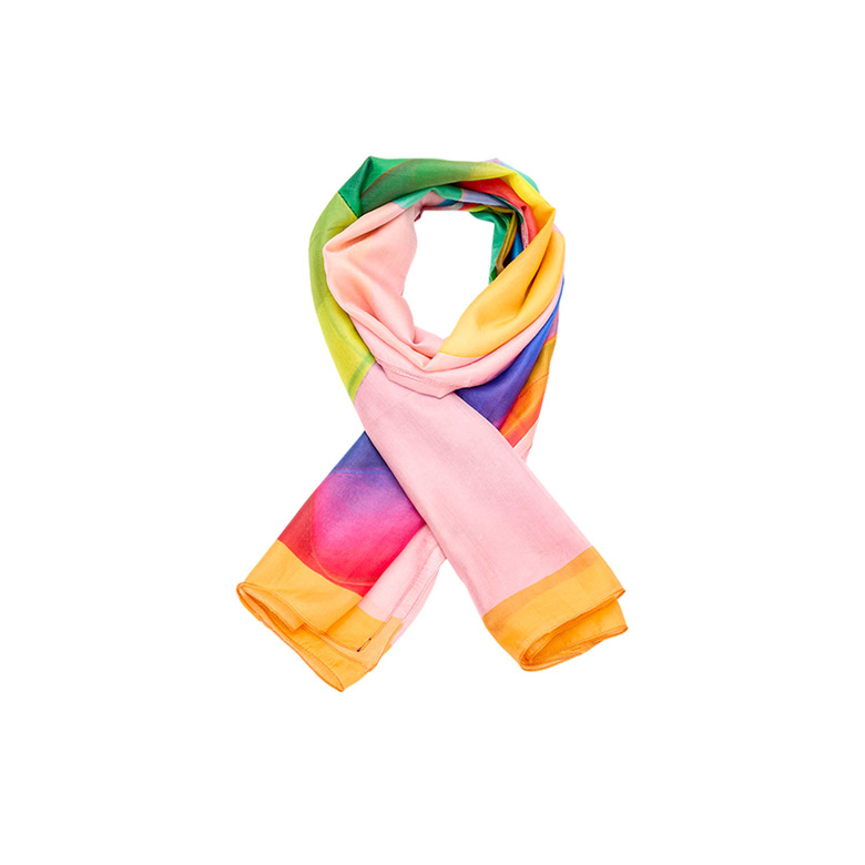 Les Cordes echarpe multicolor 1