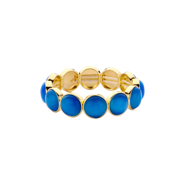Les Cordes armband blau 1