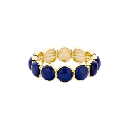 Les Cordes armband blau