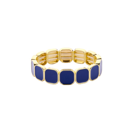 Les Cordes armband blau