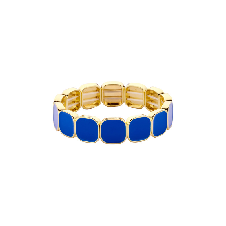 Les Cordes armband blauw 1