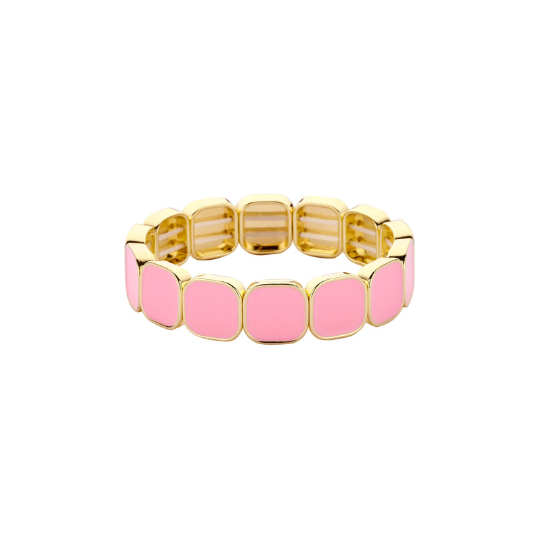 Les Cordes armband rosa 1