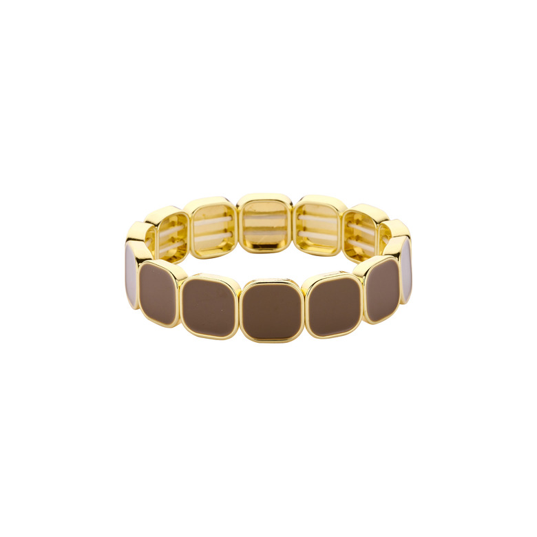 Les Cordes armband taupe 1