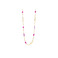 Les Cordes necklace pink 1