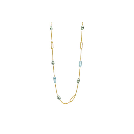 Les Cordes necklace green