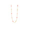 Les Cordes necklace orange 1