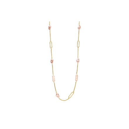Les Cordes necklace pink