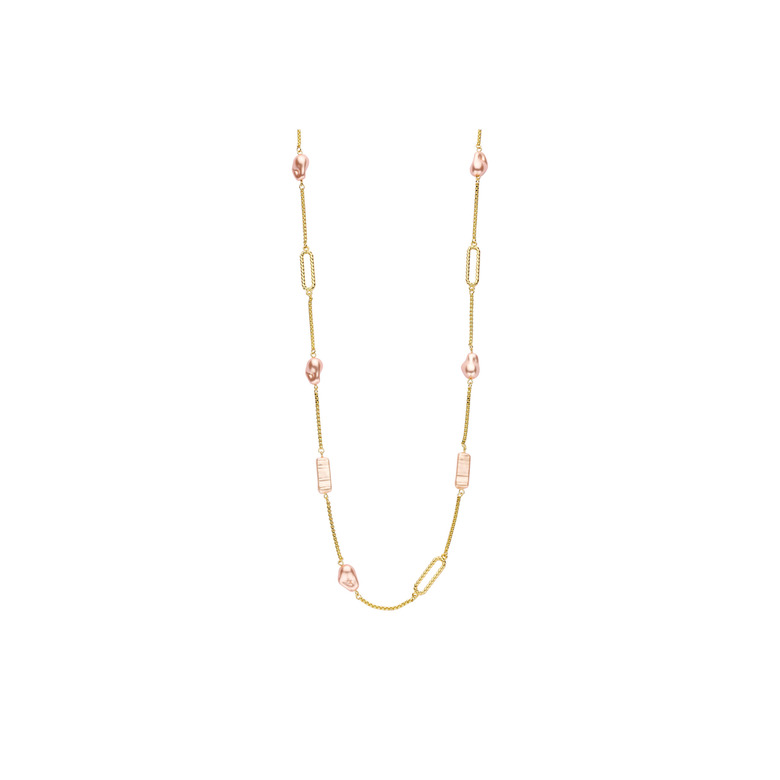 Les Cordes necklace pink 1