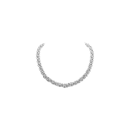 Les Cordes necklace silver