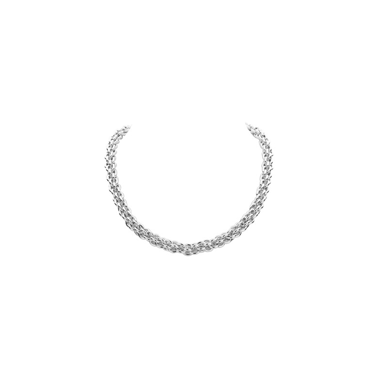 Les Cordes necklace silver 1
