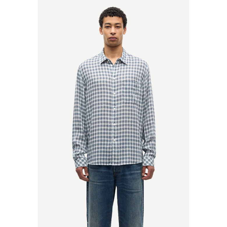 Samsoe&samsoe hemd blauw 2