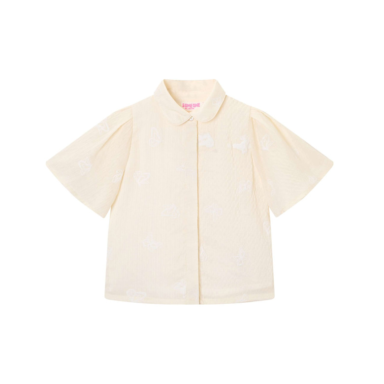 Someone Kids blouse ecru 1