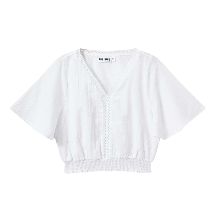 Someone Junior Meisjes chemisier ecru 1