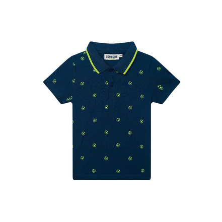 Someone Kids polo bleu