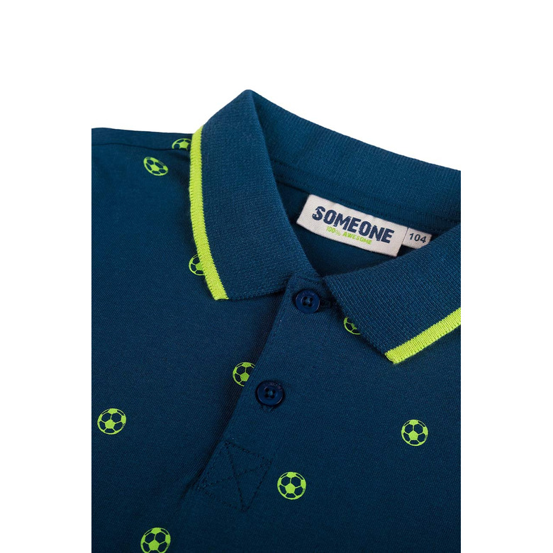 Someone Kids polo bleu 2