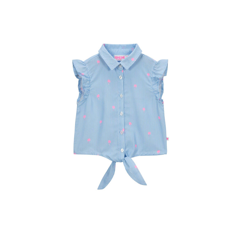 Someone Kids chemisier bleu 1