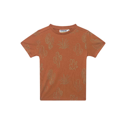 Someone Kids t-shirt cognac