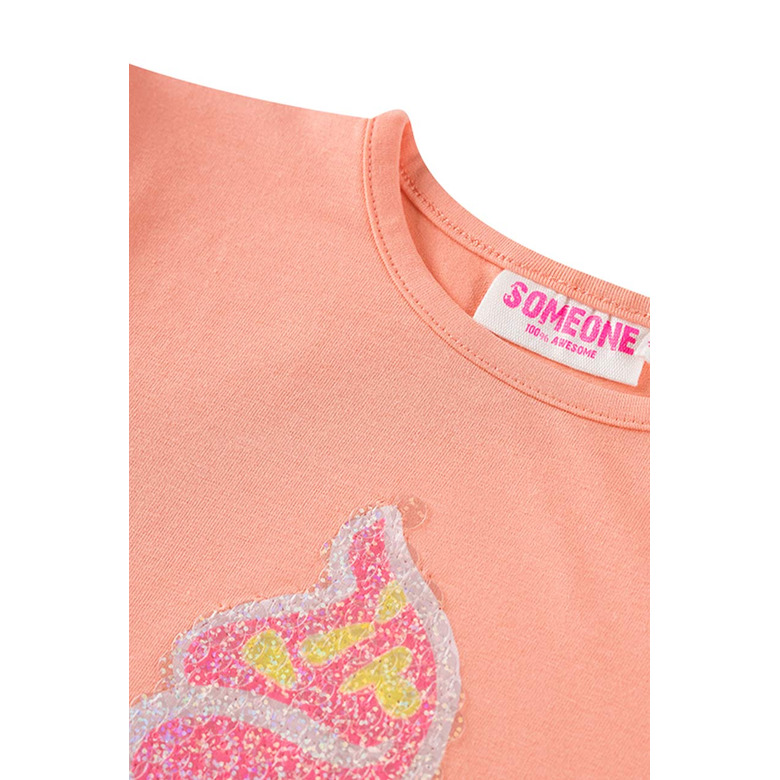 Someone Kids t-shirt orange 2