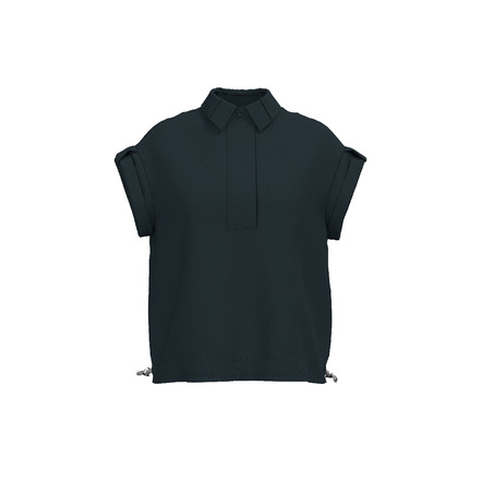 Anna Seravalli chemisier bleu