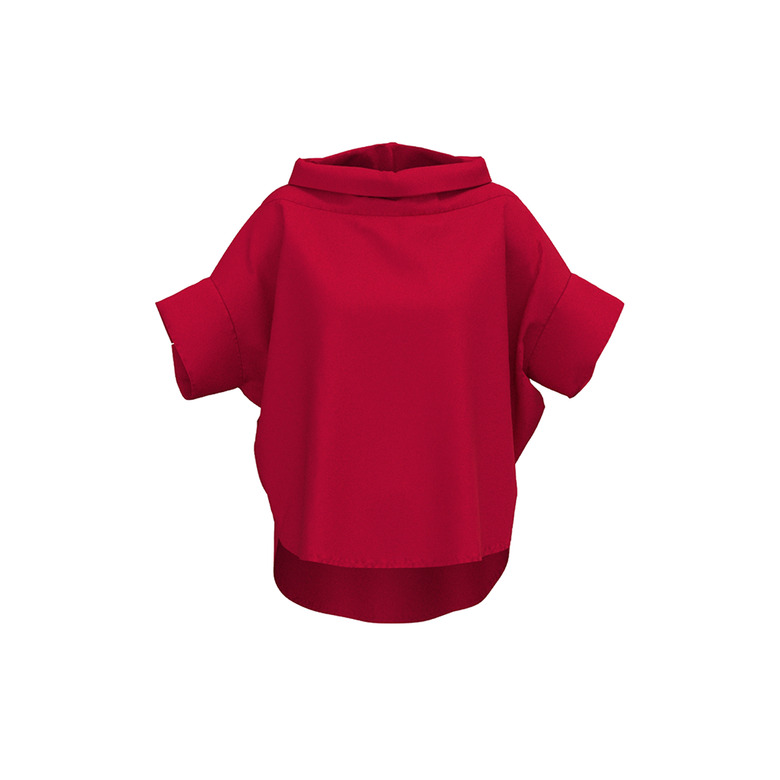 Anna Seravalli chemisier rouge 1