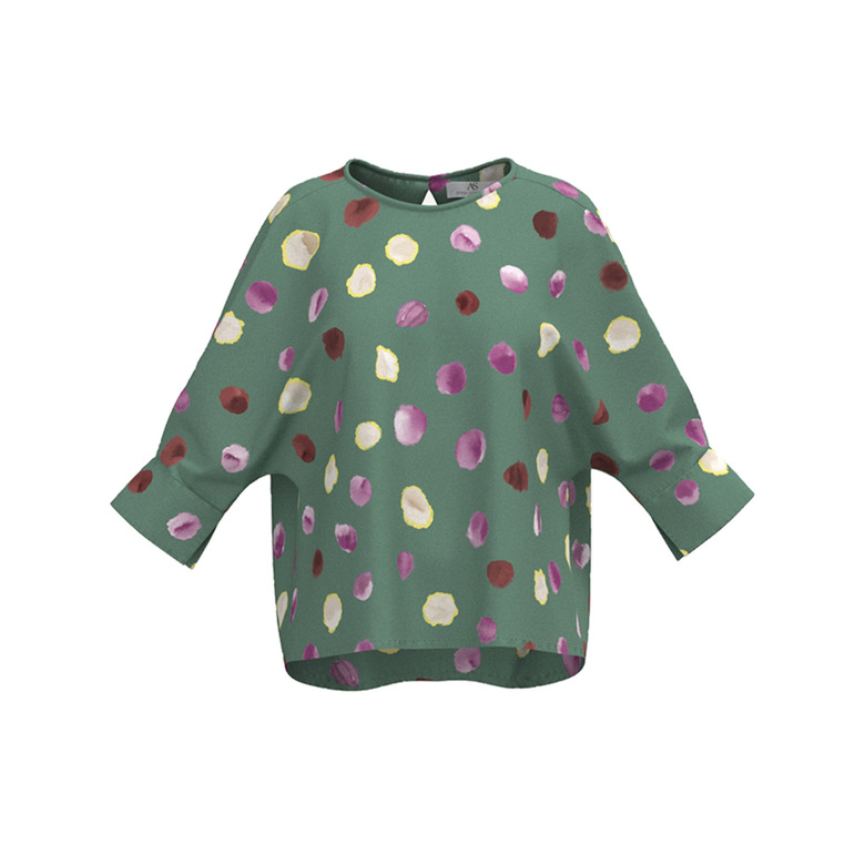 Anna Seravalli bluse grÜn 1