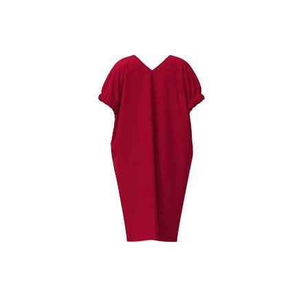 Anna Seravalli kleid rot